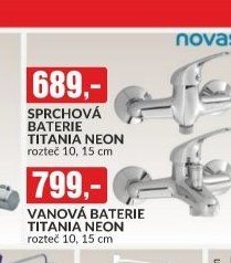 SPRCHOVÁ BATERIE TITANIA NEON