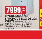 HYDROMASÁŽNÍ SPRCHOVÝ BOX DELOS WHITE