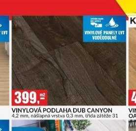 VINYLOVÁ PODLAHA DUB CANYON - bauMax akcniletaky.com
