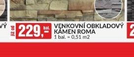 Venkovní obkladový kámen Roma - bauMax akcniletaky.com