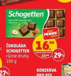 Čokoláda Schogetten