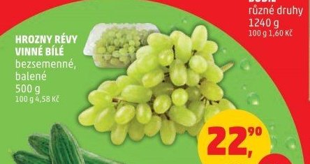 Hrozny révy vinné bílé