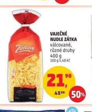 VAJEČNÉ NUDLE ZÁTKA