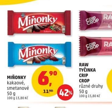 Miňonky kakaové, smetanové