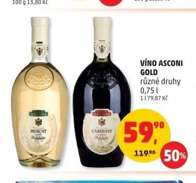 Víno Asconi Gold