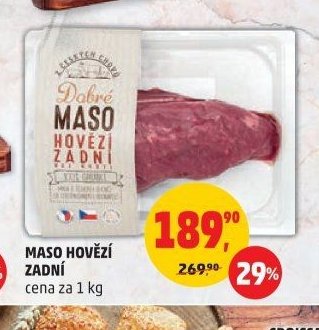 MASO HOVĚZÍ ZADNÍ