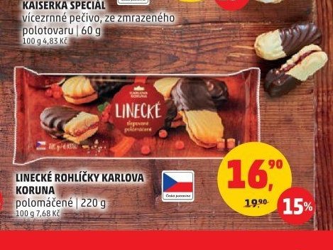 LINECKÉ ROHLÍČKY KARLOVA KORUNA