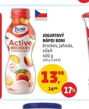 Jogurtový nápoj Boni