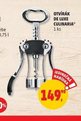OTVÍRÁK DE LUXE CULINARIA 1 ks