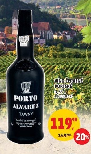 VÍNO ČERVENÉ PORTSKÉ 0,75 l