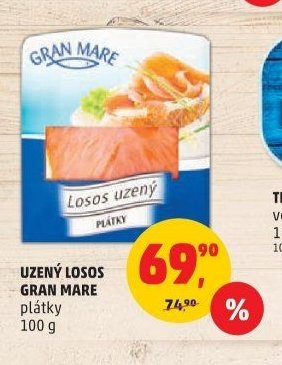 Uzený losos Gran Mare plátky