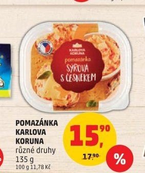 Pomazánka Karlova Koruna