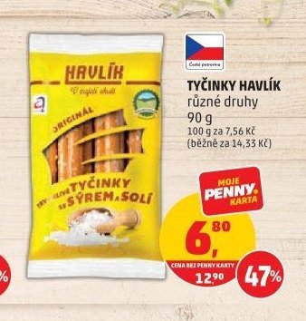 TYČINKY HAVLÍK