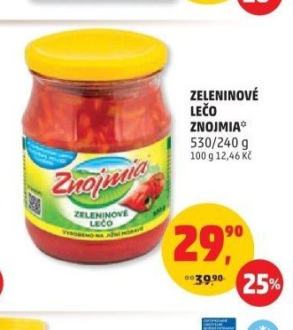 ZELENINOVÉ LEČO ZNOJMIA