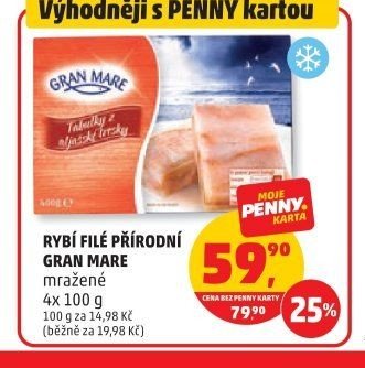 RYBÍ FILÉ PŘÍRODNÍ GRAN MARE