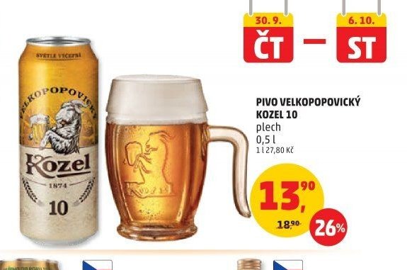 PIVO VELKOPOPOVICKÝ KOZEL 10