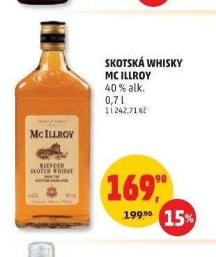 SKOTSKÁ WHISKY MC ILLROY