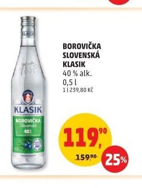 BOROVIČKA SLOVENSKÁ KLASIK