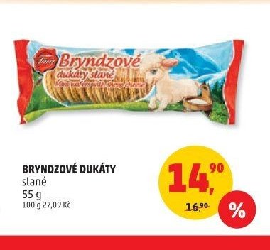 BRYNDZOVÉ DUKÁTY slané