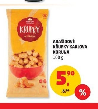 ARAŠÍDOVÉ KŘUPKY KARLOVA KORUNA