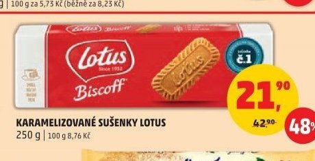 Karamelizované sušenky Lotus 250 g