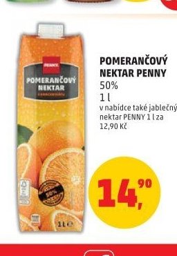 Pomerančový nektar Penny