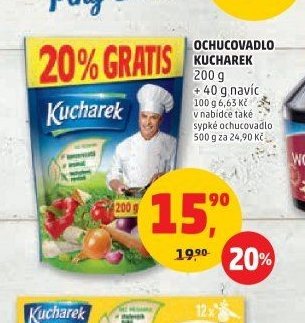 Kucharek ochucovadlo 200g