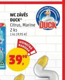WC závěs Duck
