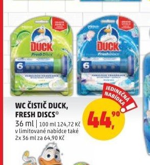 WC čistič Duck Fresh Discs