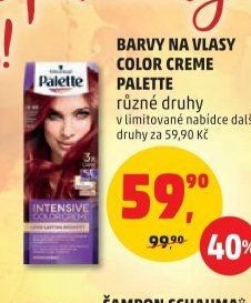 Barvy na vlasy Color Creme Palette