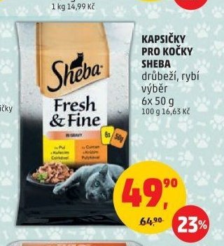 Kapsičky pro kočky Sheba