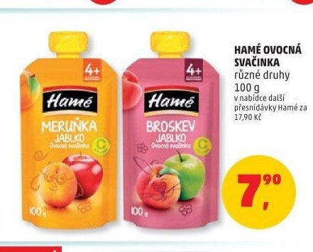 HAMÉ OVOCNÁ SVAČINKA