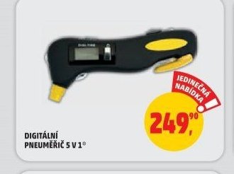 Digitální pneuměřič 5 v 1