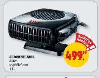 Autoventilátor AEG s vyhříváním
