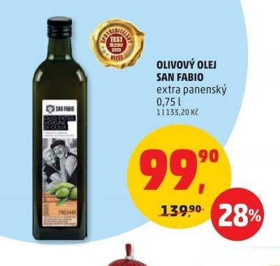 Olivový olej San Fabio extra panenský