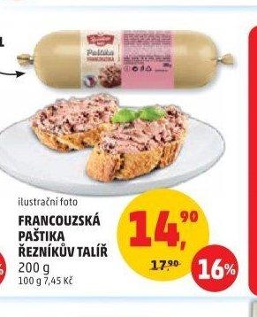 Francouzská paštika Řezníkův talíř