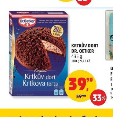 Krtkův dort Dr. Oetker