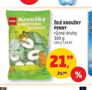 ŽELÉ KROUŽKY PENNY