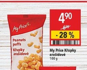 My Price Křupky arašídové