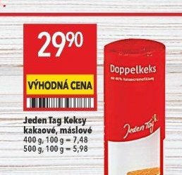 Jeden Tag Keksy kakaové, máslové