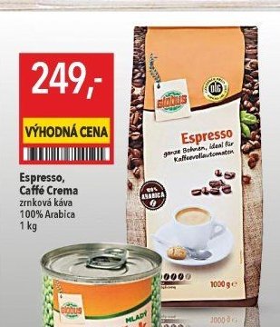 Espresso, Caffé Crema zrnková káva