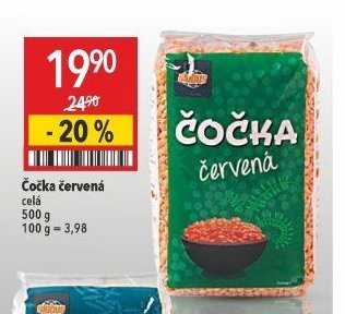 Čočka červená celá