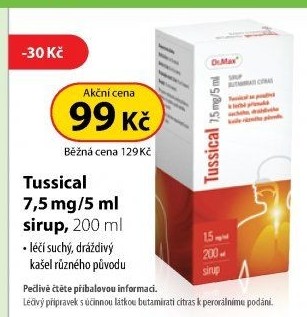 Sirup proti kašli Tussical Dr.Max