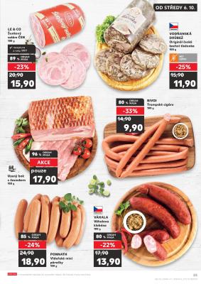 akční leták Kaufland 6.10.2021-12.10.2021