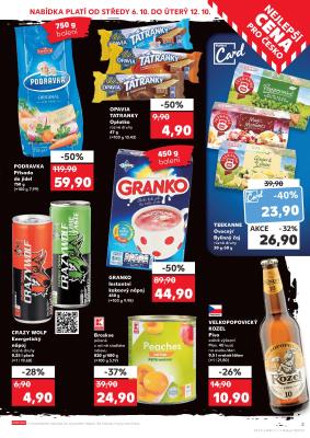 akční leták Kaufland 6.10.2021-12.10.2021