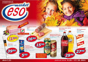 akční leták ESO MARKET 6.10.2021-17.10.2021