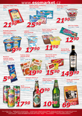 akční leták ESO MARKET 6.10.2021-17.10.2021