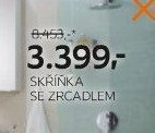 Skříňka se zrcadlem