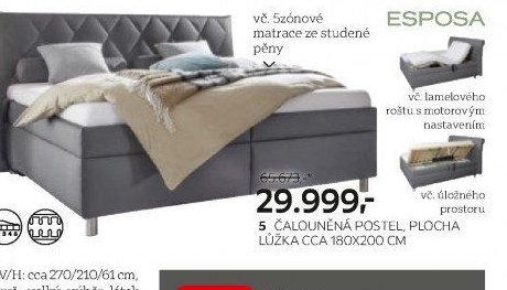 Čalouněná postel