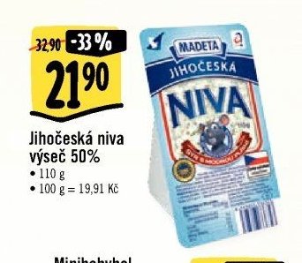 Jihočeská niva výseč 50%